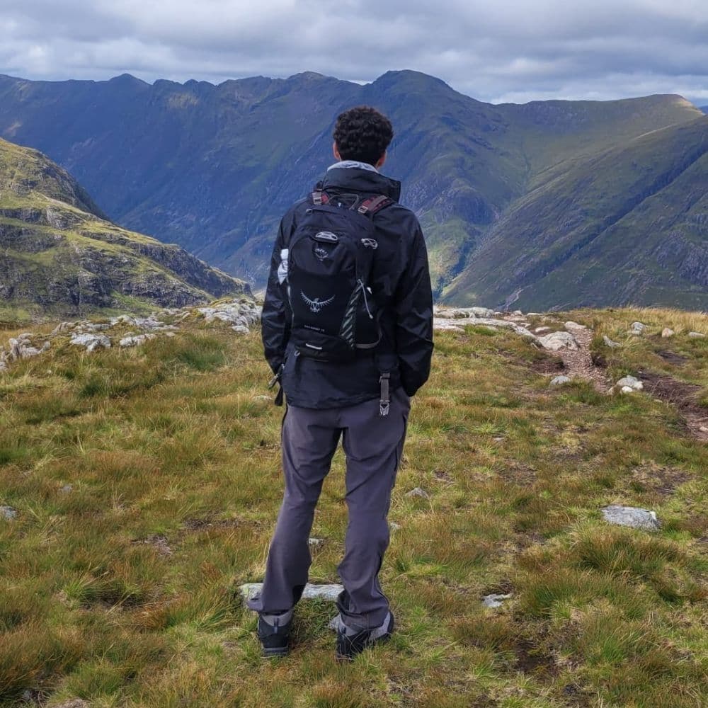 Ethan Hardie in the Scottish Highlands